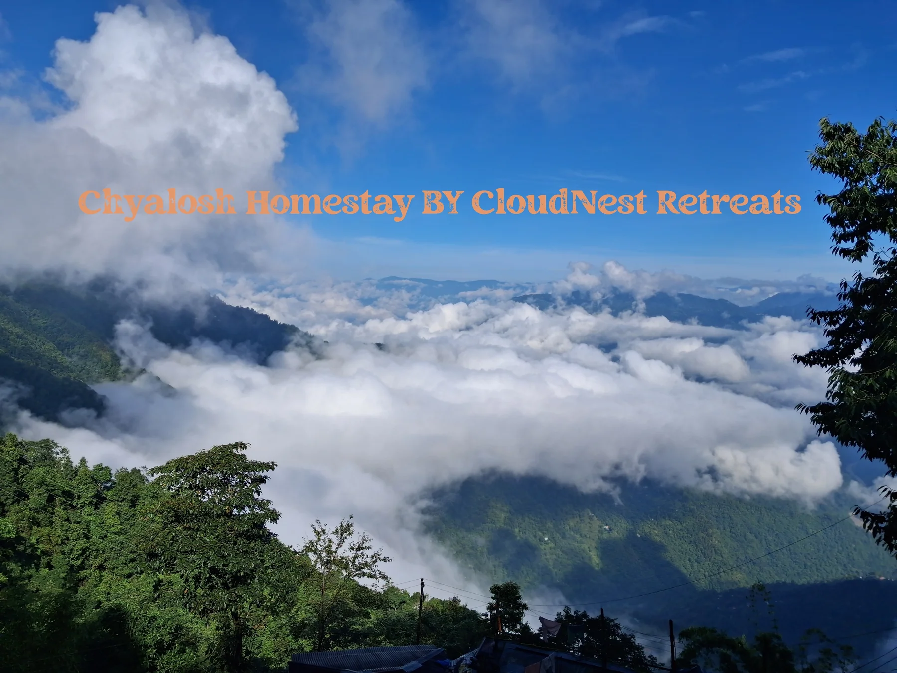 Outdoor area at Chyalosh Homestay