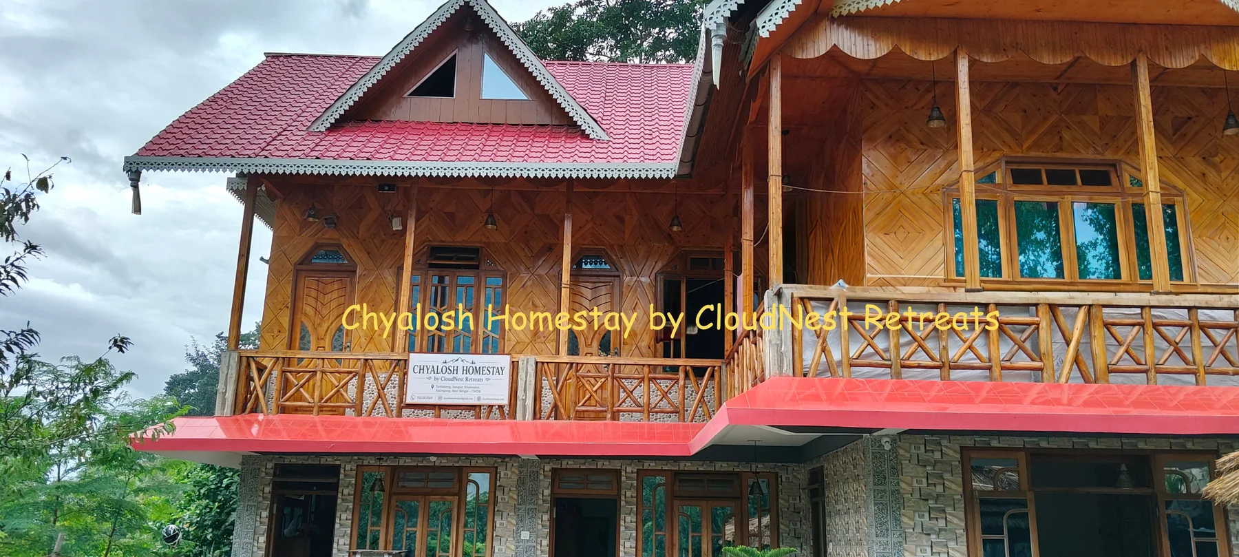 Chyalosh Homestay property surrounded by nature