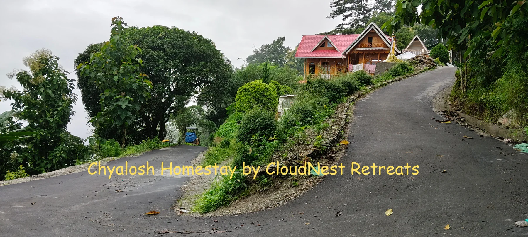 Chyalosh Homestay property surrounded by nature
