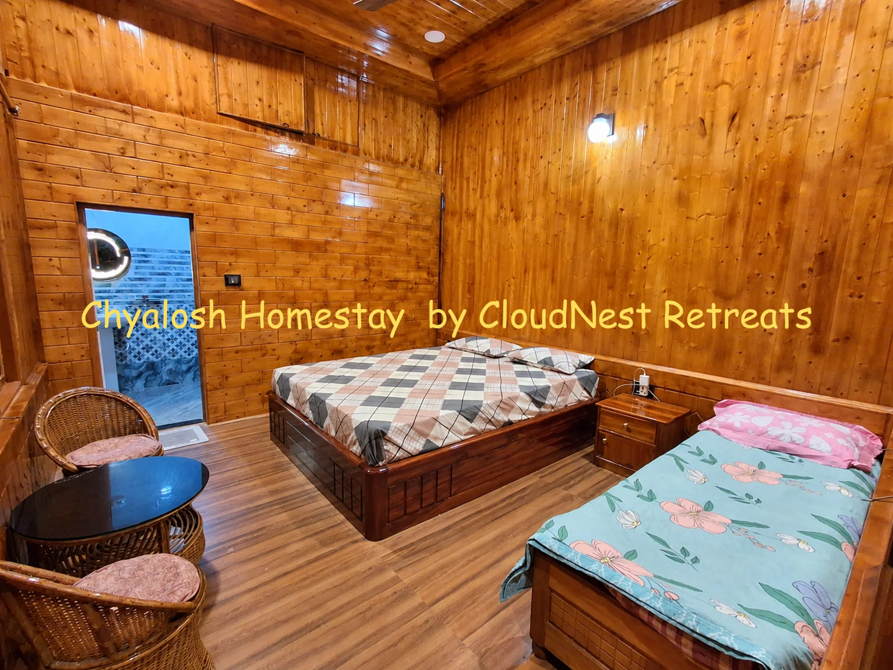 Bedroom 3 at Chyalosh Homestay